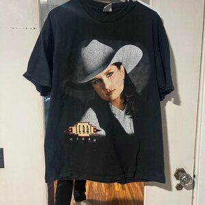 1993 Terri Clark "Pour Poor Pitiful Me" black and grey tee #country #90srock